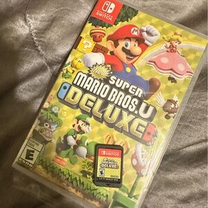 Super Mario Bros U Deluxe Switch Game